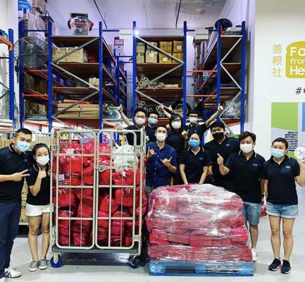Food from the Heart volunteering